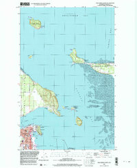 preview thumbnail of historical topo map of Skagit County, WA in 1998