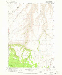 Download a high-resolution, GPS-compatible USGS topo map for Anatone, WA (1973 edition)