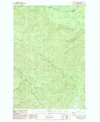 Download a high-resolution, GPS-compatible USGS topo map for Anderson Lake, WA (1987 edition)