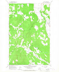 preview thumbnail of historical topo map of Stevens County, WA in 1965