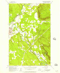 1956 Map of Arlington East, 1957 Print