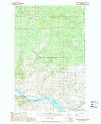 Download a high-resolution, GPS-compatible USGS topo map for Armstrong Creek, WA (1989 edition)