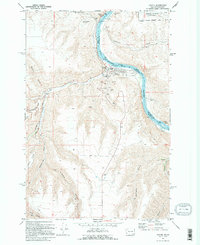 Download a high-resolution, GPS-compatible USGS topo map for Asotin, WA (1995 edition)
