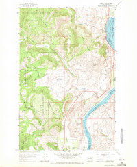 Download a high-resolution, GPS-compatible USGS topo map for Azwell, WA (1971 edition)