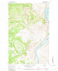 Download a high-resolution, GPS-compatible USGS topo map for Azwell, WA (1981 edition)