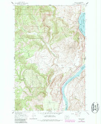 Download a high-resolution, GPS-compatible USGS topo map for Azwell, WA (1987 edition)