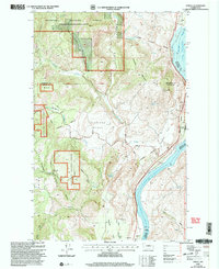 preview thumbnail of historical topo map of Chelan County, WA in 2001