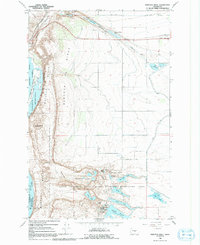 Download a high-resolution, GPS-compatible USGS topo map for Babcock Ridge, WA (1992 edition)