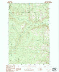 Download a high-resolution, GPS-compatible USGS topo map for Bald Knob, WA (1994 edition)