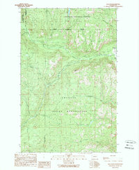 Download a high-resolution, GPS-compatible USGS topo map for Bald Knob, WA (1989 edition)