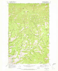 Download a high-resolution, GPS-compatible USGS topo map for Baldy Mtn, WA (1972 edition)