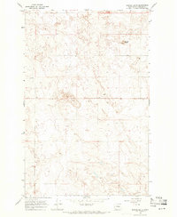 Download a high-resolution, GPS-compatible USGS topo map for Barnes Butte, WA (1971 edition)