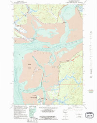 Download a high-resolution, GPS-compatible USGS topo map for Bay Center, WA (1995 edition)