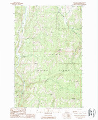 Download a high-resolution, GPS-compatible USGS topo map for Bear Mountain, WA (1988 edition)