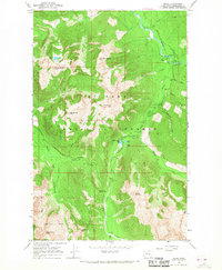Download a high-resolution, GPS-compatible USGS topo map for Bedal, WA (1968 edition)