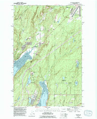 1953 Map of Belfair, 1994 Print