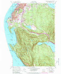 Download a high-resolution, GPS-compatible USGS topo map for Bellingham South, WA (1984 edition)