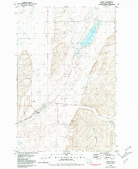 Download a high-resolution, GPS-compatible USGS topo map for Benge, WA (1981 edition)