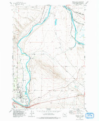 Download a high-resolution, GPS-compatible USGS topo map for Benton City, WA (1977 edition)