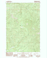 Download a high-resolution, GPS-compatible USGS topo map for Bernier Creek, WA (1985 edition)