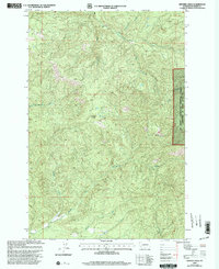 Download a high-resolution, GPS-compatible USGS topo map for Bernier Creek, WA (2003 edition)