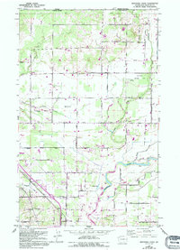 Download a high-resolution, GPS-compatible USGS topo map for Bertrand Creek, WA (1994 edition)