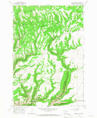 preview thumbnail of historical topo map of Klickitat County, WA in 1965