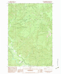 Download a high-resolution, GPS-compatible USGS topo map for Big Huckleberry Mtn, WA (1983 edition)