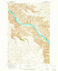 Download a high-resolution, GPS-compatible USGS topo map for Bishop, WA (1965 edition)