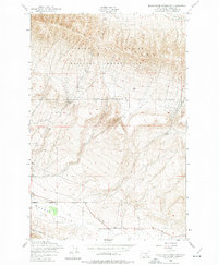 Download a high-resolution, GPS-compatible USGS topo map for Black Rock Spring SW, WA (1974 edition)