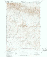 Download a high-resolution, GPS-compatible USGS topo map for Black Rock Spring SW, WA (1986 edition)