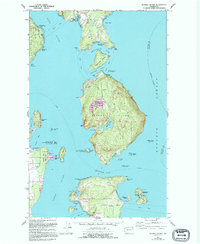 Download a high-resolution, GPS-compatible USGS topo map for Blakely Island, WA (1995 edition)