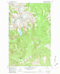 Download a high-resolution, GPS-compatible USGS topo map for Blanca Lake, WA (1982 edition)