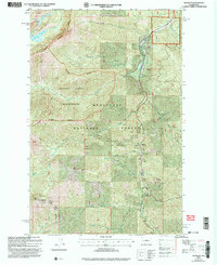 Download a high-resolution, GPS-compatible USGS topo map for Blewett, WA (2006 edition)