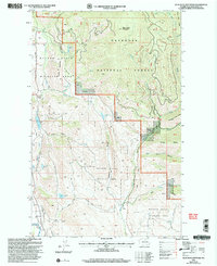 Download a high-resolution, GPS-compatible USGS topo map for Blue Buck Mountain, WA (2004 edition)