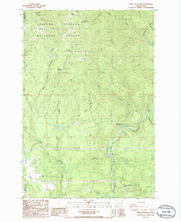 Download a high-resolution, GPS-compatible USGS topo map for Bobs Mountain, WA (1986 edition)