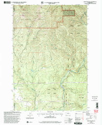 Download a high-resolution, GPS-compatible USGS topo map for Bobs Mountain, WA (2003 edition)