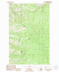 Download a high-resolution, GPS-compatible USGS topo map for Bodie Mountain, WA (1988 edition)