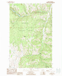 Download a high-resolution, GPS-compatible USGS topo map for Bodie, WA (1988 edition)