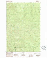Download a high-resolution, GPS-compatible USGS topo map for Boistfort Peak, WA (1986 edition)