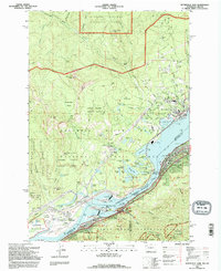 Download a high-resolution, GPS-compatible USGS topo map for Bonneville Dam, WA (1996 edition)