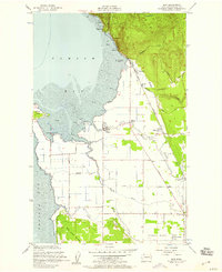Download a high-resolution, GPS-compatible USGS topo map for Bow, WA (1956 edition)