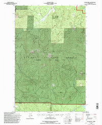 Download a high-resolution, GPS-compatible USGS topo map for Boyer Mtn, WA (1997 edition)