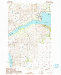 Download a high-resolution, GPS-compatible USGS topo map for Brewster, WA (1993 edition)