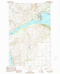 Download a high-resolution, GPS-compatible USGS topo map for Brewster, WA (1989 edition)