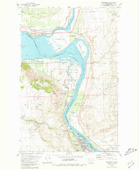 Download a high-resolution, GPS-compatible USGS topo map for Bridgeport, WA (1981 edition)