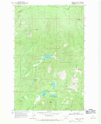 Download a high-resolution, GPS-compatible USGS topo map for Browns Lake, WA (1971 edition)