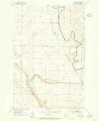 preview thumbnail of historical topo map of Adams County, WA in 1954