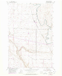 preview thumbnail of historical topo map of Adams County, WA in 1954