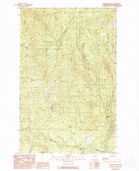 Download a high-resolution, GPS-compatible USGS topo map for Buck Mountain, WA (1993 edition)